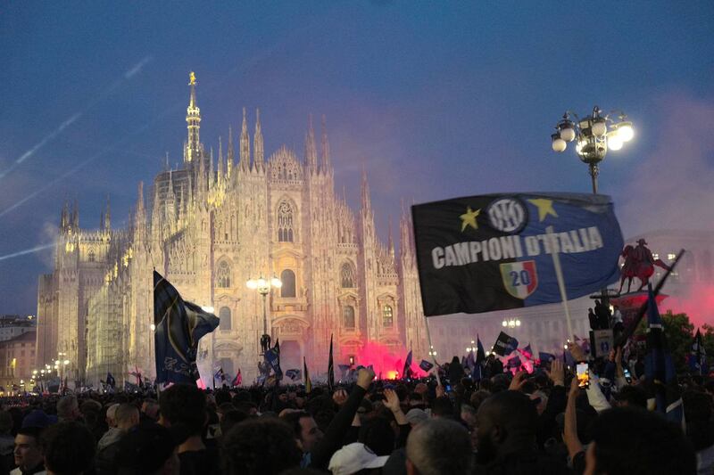 Milano si colora di nerazzurro: le immagini più bella della festa dell'Inter 26