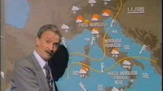 Morto Andrea Baroni, volto storico delle previsioni meteo