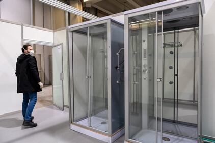 Il modello dell’ospedale che sorgerà all'interno di Fiera Milano 8