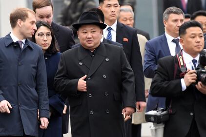 Russia, Kim Jong Un arriva in stazione a Vladivostok 6