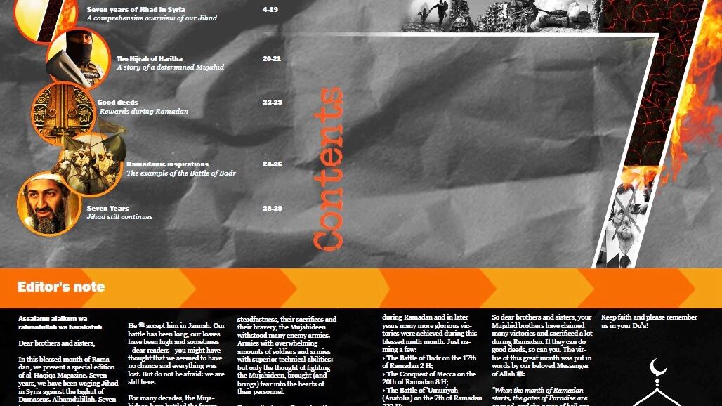 Al Qaeda celebra la Jihad e Bin Laden in un numero speciale di al-Haqiqa