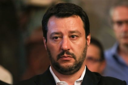 Funerali Buonanno, il dolore di Matteo Salvini 6