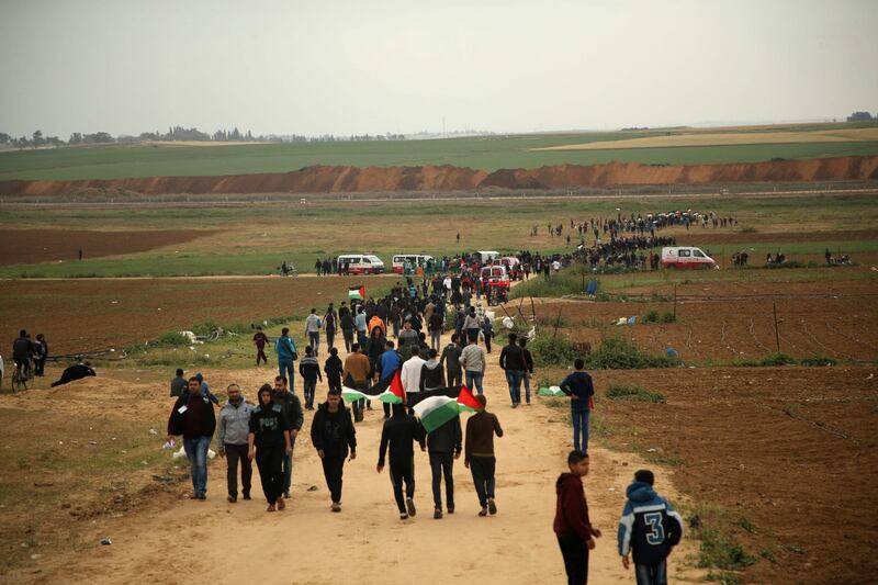 Scontri al confine tra Israele e Gaza 5