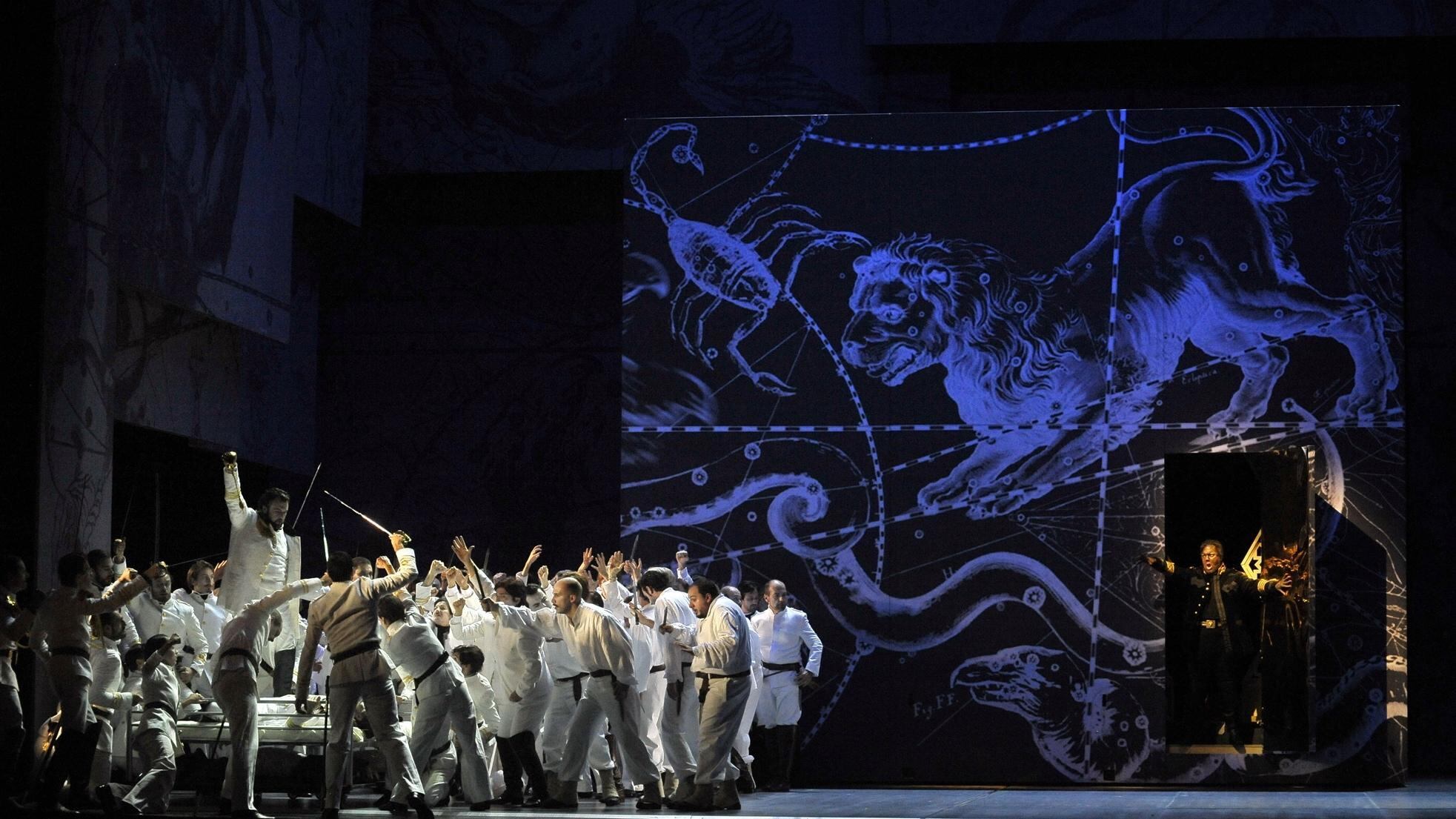 Acque virtuali e pioggia di stelle L'Otello entra a Palazzo Ducale