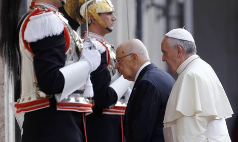 Il Papa da Napolitano 4