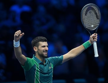 ATP Finals, Djokovic trionfa contro Sinner: le immagini più belle della finale 14