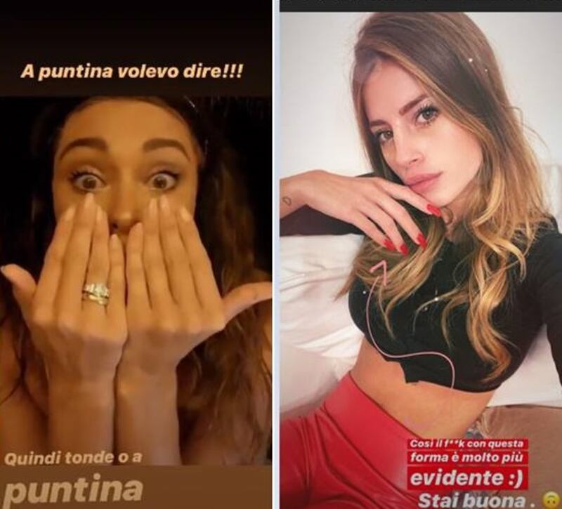 Belen Rodriguez e Chiara Nasti