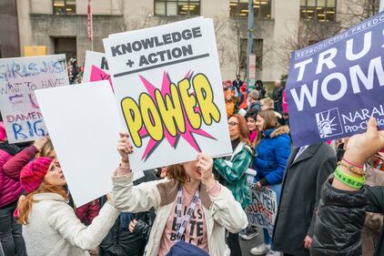 La marcia delle donne anti-Trump 4