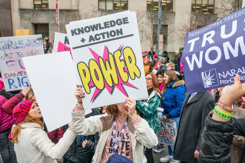 La marcia delle donne anti-Trump 4