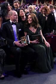 Kate Middleton incinta ai Bafta 2018 2