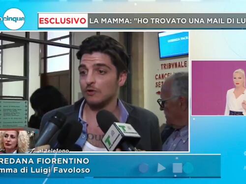 Scomparsa di Luigi Favoloso, la madre: "Ho ricevuto una mail poco fa"