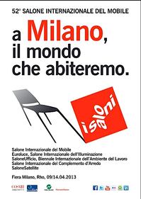 Viaggio nei manifesti copertina del Salone del Mobile 5