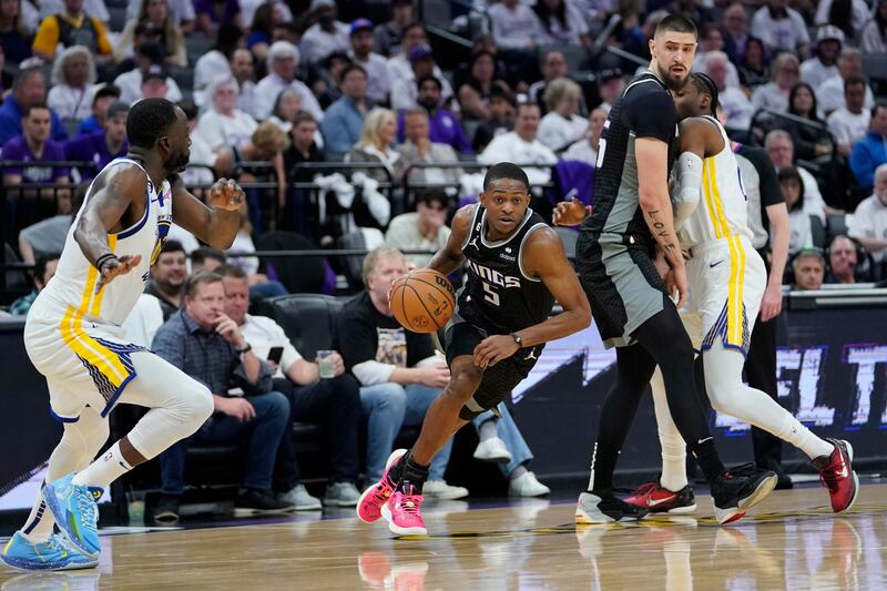 De'Aaron Fox Kings Warriors