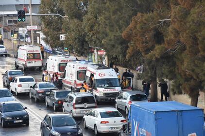 La scena dell'attentato a Izmir 8
