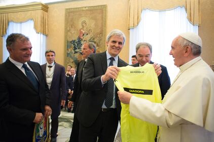 Papa Francesco riceve le squadre di Napoli e Fiorentina 7