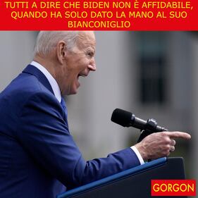 Ecco la satira del giorno. Le accuse a Biden 1
