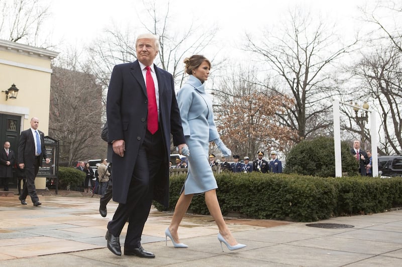 Melania e Donald Trump, coppia presidenziale 38