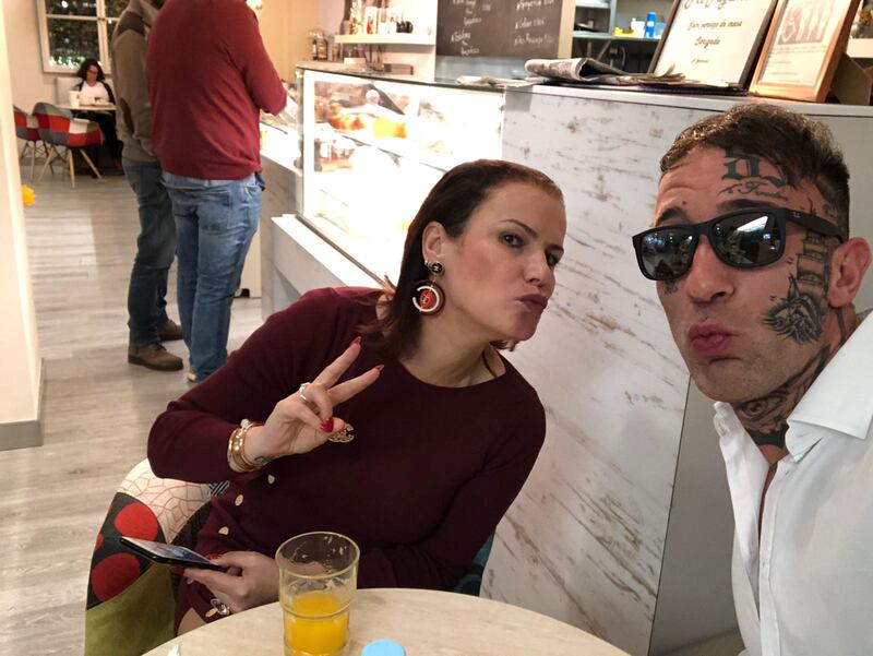 Simone Coccia Colaiuta beccato con la sorella di Ronaldo 2