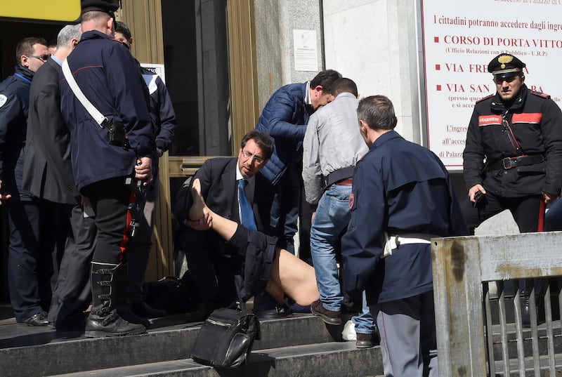 Spari al tribunale di Milano: le immagini dall'interno 8
