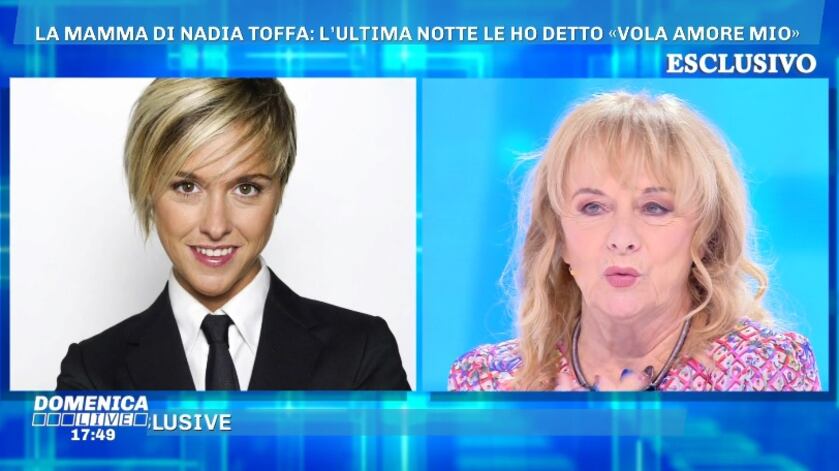 La mamma di Nadia Toffa: "Ogni sera le chiedo cosa fare e la mattina mi sveglio piena di energia"