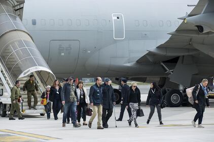 Le salme degli italiani a Ciampino 1