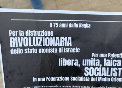 Il corteo anti Israele a Milano 2