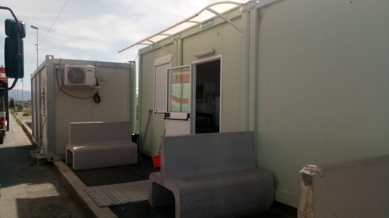 I pompieri nella tendopoli di San Ferdinando 1
