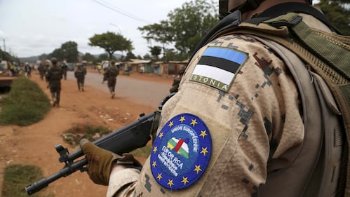 Soldati della missione Ue  in Repubblica Centrafricana 1