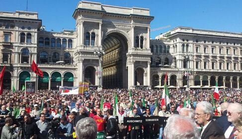 Il corteo del 25 Aprile a Milano 1