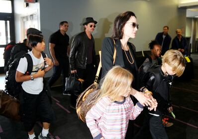 I "Brangelina" in aeroporto a Parigi 4