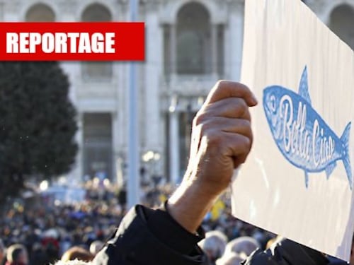 "Siamo i partigiani del 2020". Le sardine a Roma tra Anpi e insulti
