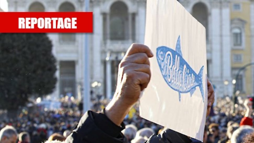"Siamo i partigiani del 2020". Le sardine a Roma tra Anpi e insulti