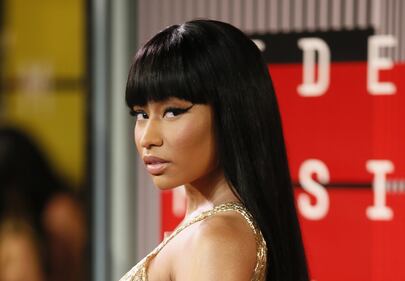 Nicki Minaj hot e fetish in lattice nero 18