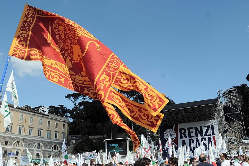 La "discesa" del Carroccio su Roma: la piazza leghista 9