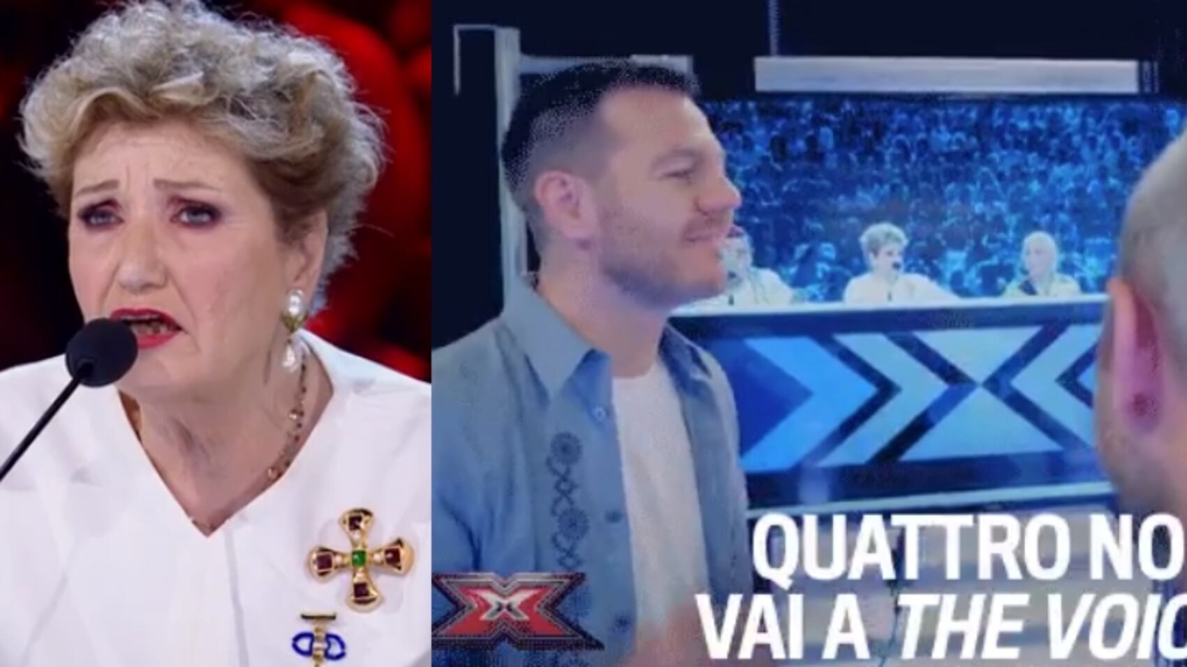 Cattelan e la stoccata a The Voice durante X Factor