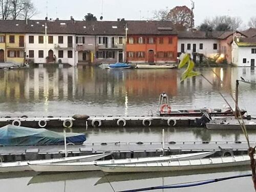 Il Ticino esonda ed allaga Pavia