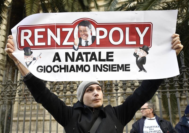 Protesta davanti a Bankitalia 3