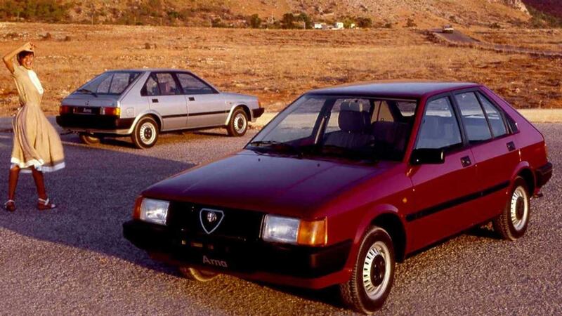 L'Alfa Arna in una pubblicità degli anni Ottanta