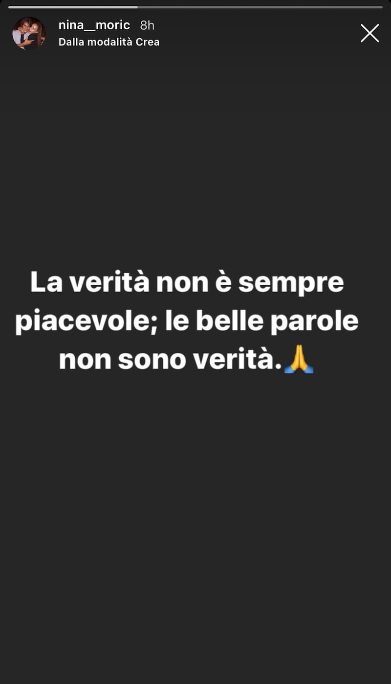 Nina Moric su Instagram