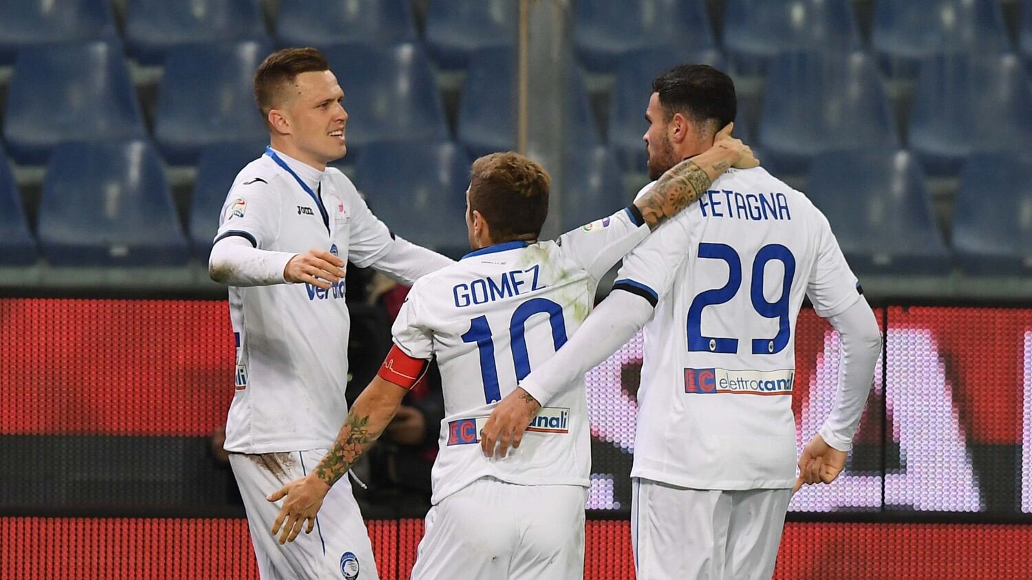 L'Atalanta batte 2-1 a domicilio il Genoa: nerazzurri a quota 23 punti