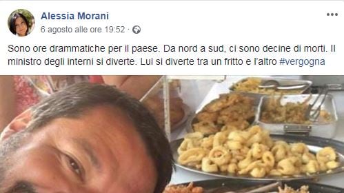 La piddina accusa Salvini: 'Vergogna, ridi coi morti'. Ma sbaglia e fa una figuraccia