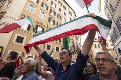 FdI e Lega in piazza contro il Conte bis 3