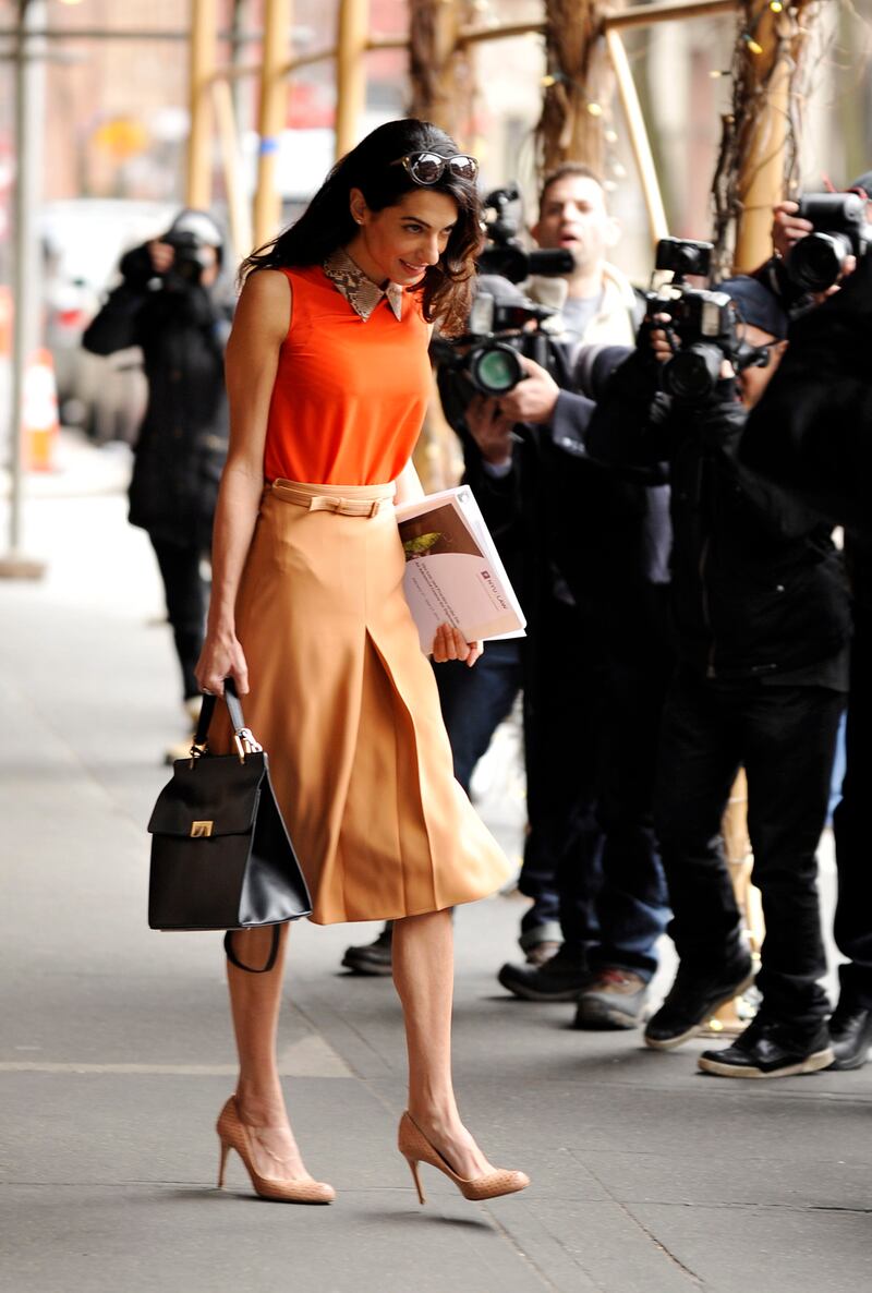 Amal Alamuddin a New York: è sempre più magra 7