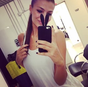 Cristina Chiabotto e il bikini bianconero: fisico da Champions 13