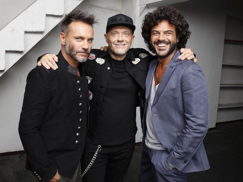 Nek, Renga e Pezzali: trio super sprint