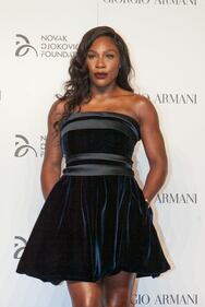 Serena Williams, seno in mostra alla Milano Fashion Week 14