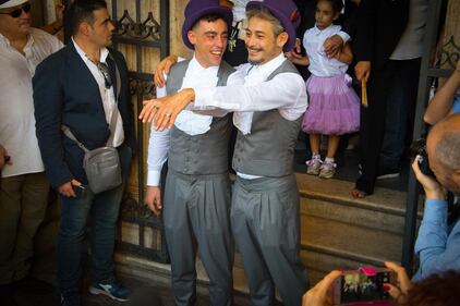 La prima unione civile celebrata a Roma 2