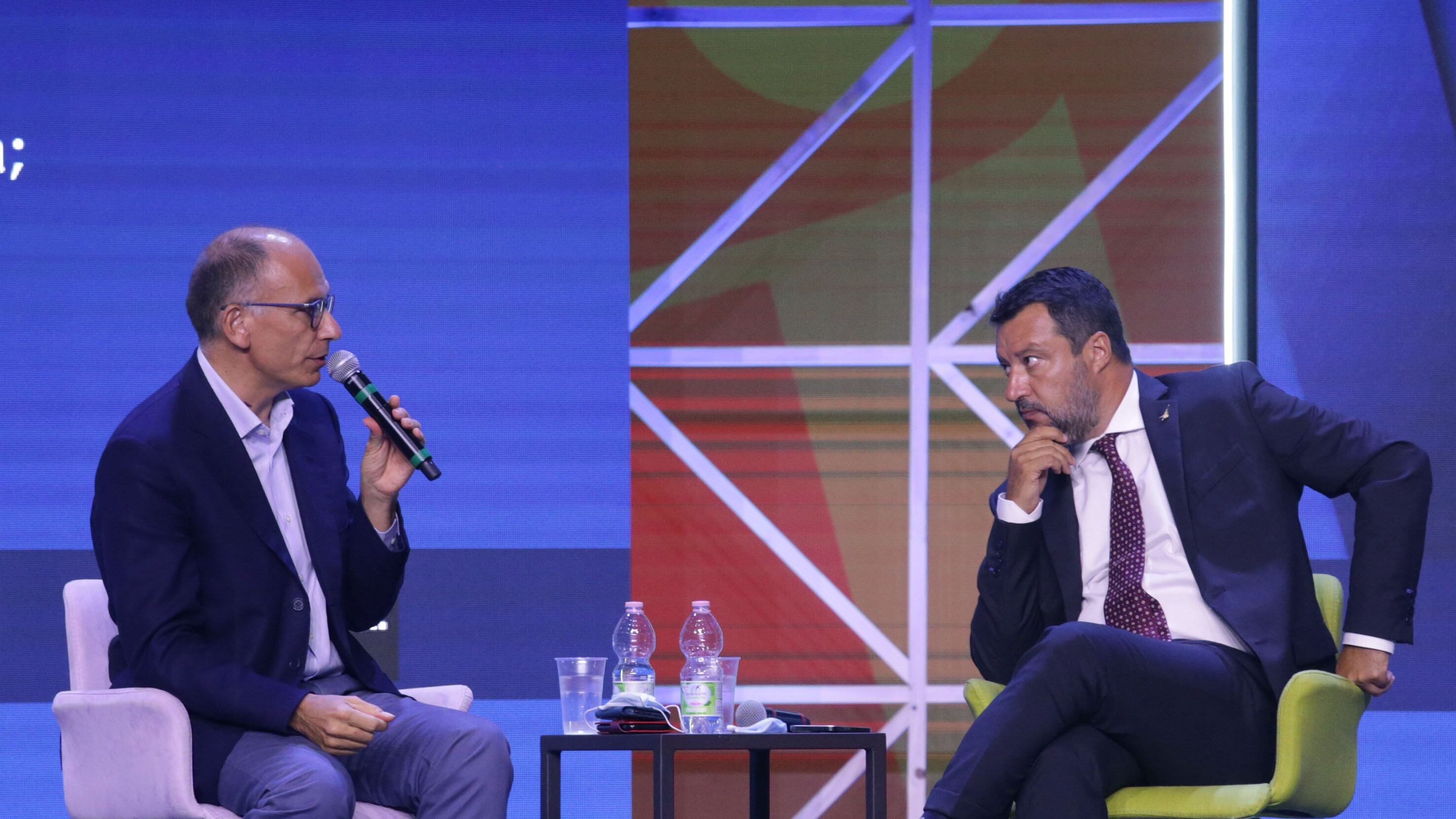 "Portavoce di Mediaset", "Stop comizi Pd in Rai". Scontro tra Letta e Salvini