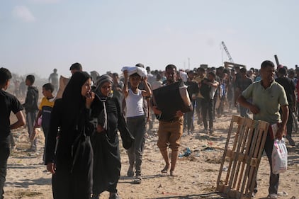 Caos aiuti a Gaza: le immagini della calca 8