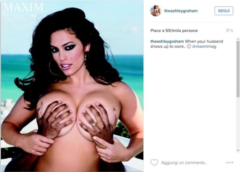 Ashley Graham nuda su Maxim: foto 8